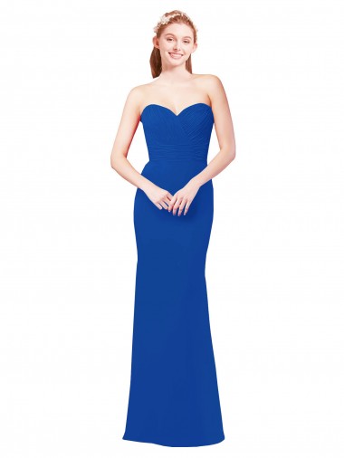 Affordable Elegant Chiffon Bridesmaid Dress with Matching Tie Canada