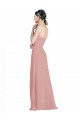 Affordable Daped A-Line Chiffon Bridesmaid Dress with Pleated Sweetheart Bodice Canada
