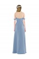 Affordable Sweetheart Neckline Chiffon Off-the-Shoulder Bridesmaid Dress Canada