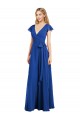Affordable Flutter Sleeves Faux Wrap Chiffon Bridesmaid Dress Canada