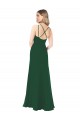 Affordable Criss Cross Strappy Chiffon Bridesmaid Dress Canada