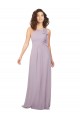 Affordable Halter Neck Bridesmaid Dress with Bow Canada