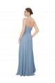 Affordable Draped Sweetheart Chiffon Bridesmaid Dress with Front Slit Canada
