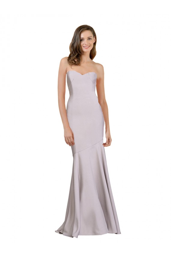 Affordable Crepe Mermaid Bridesmaid Dress / Prom Dress with Low Back Canada