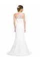 Affordable Soft Tulle Shoulder Overlay Mermaid One Shoulder Formal Crepe Bridesmaid Dress Canada
