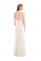 Affordable Halter Tuxedo Maxi Bridesmaid Dress / Prom Dress with Front Slit Canada