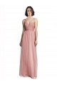 Affordable V-Neck Illusion Tulle Bridesmaids Dress Canada