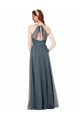 Affordable Beach-inspired Sweetheart Tulle Long Bridesmaid Dress Canada