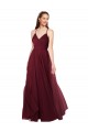 Affordable Beach-inspired Sweetheart Tulle Long Bridesmaid Dress Canada